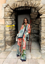 Charger l&#39;image dans la galerie, Ensemble pantalon imprimé floral multicolore
