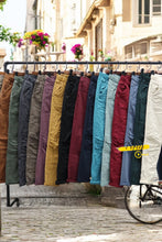 Charger l&#39;image dans la galerie, Pantalon slim à cordon
