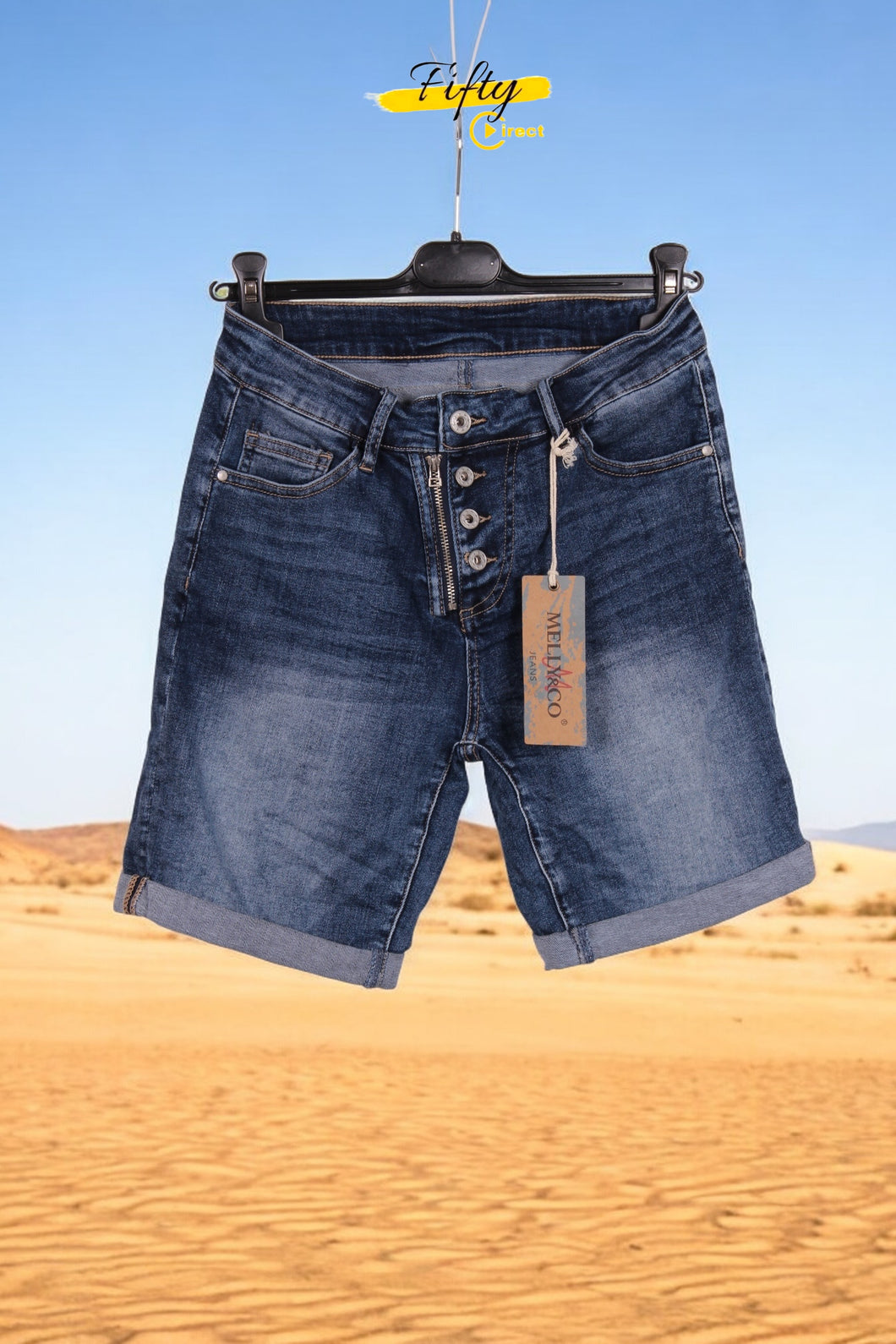 Bermuda stretch Mélly & Co – Confort et style au quotidien