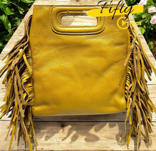 Charger l&#39;image dans la galerie, Sac à Franges en Cuir Italien – Élégance &amp; Tendance Printanière
