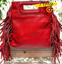 Charger l&#39;image dans la galerie, Sac à Franges en Cuir Italien – Élégance &amp; Tendance Printanière
