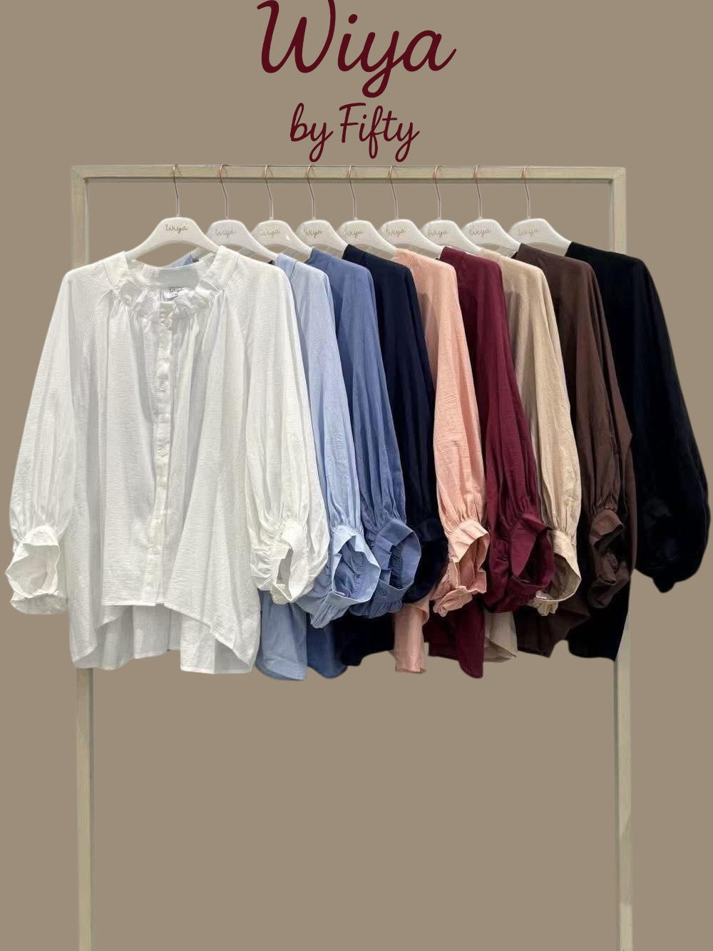 Blouse oversize à fronces