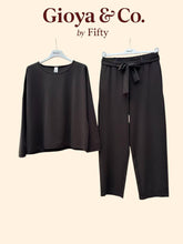 Charger l&#39;image dans la galerie, Pantalon fluide taille haute
