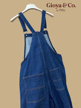 Charger l&#39;image dans la galerie, Salopette en denim souple
